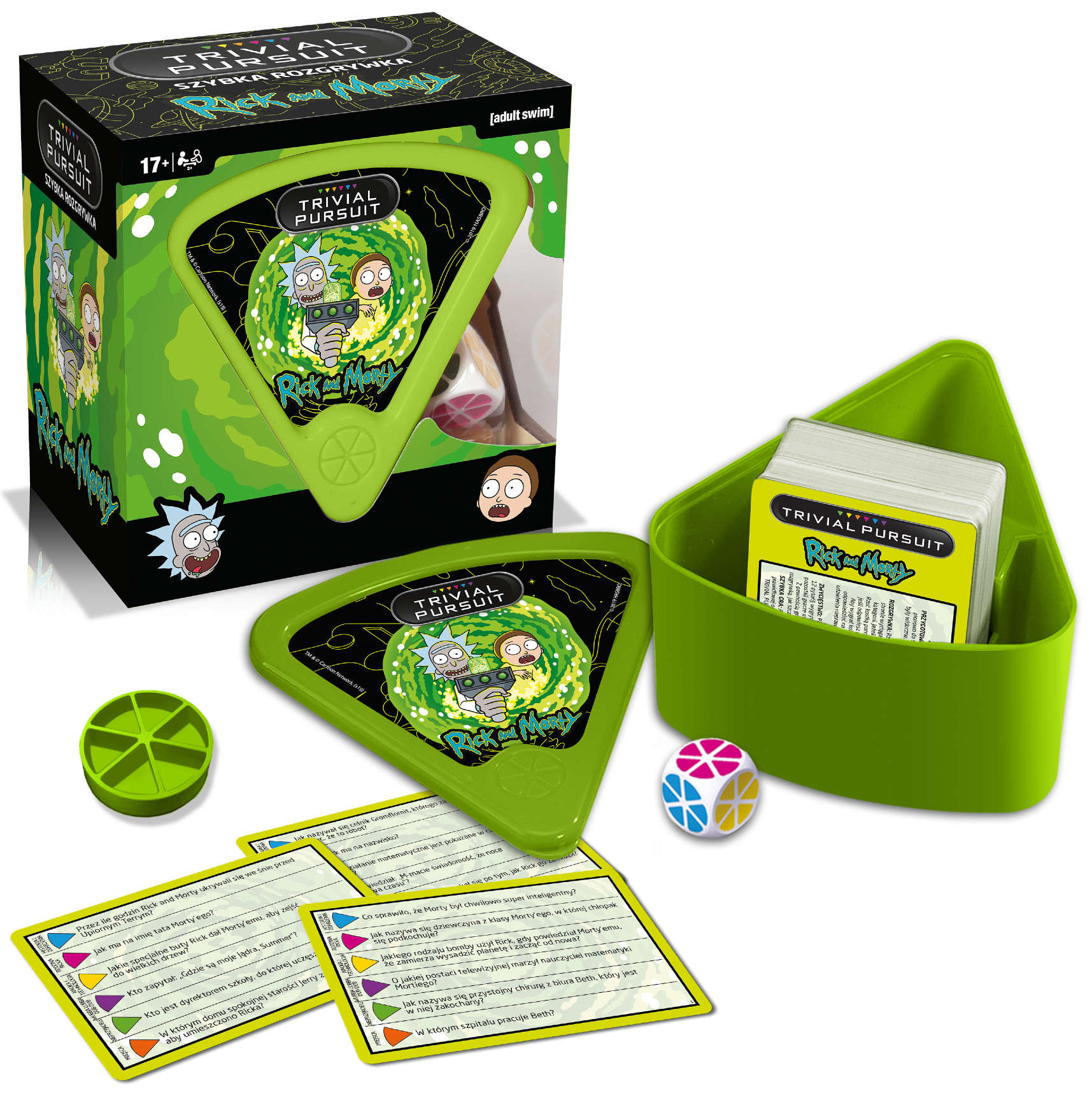 Gra Trivial Pursuit Rick & Morty karty quiz 600 pyta