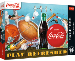 Trefl Puzzle 1000 elementów Coca-Cola Chwila orzeźwienia