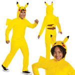 Strój karnawałowy Pokemon Pikachu kostium żółte przebranie 109-126 cm (4-6 lat) Kigurumi 