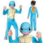 Strój karnawałowy Pokemon Squirtle kostium błękitne przebranie Kigurumi 126-136 cm (7-8 lat)