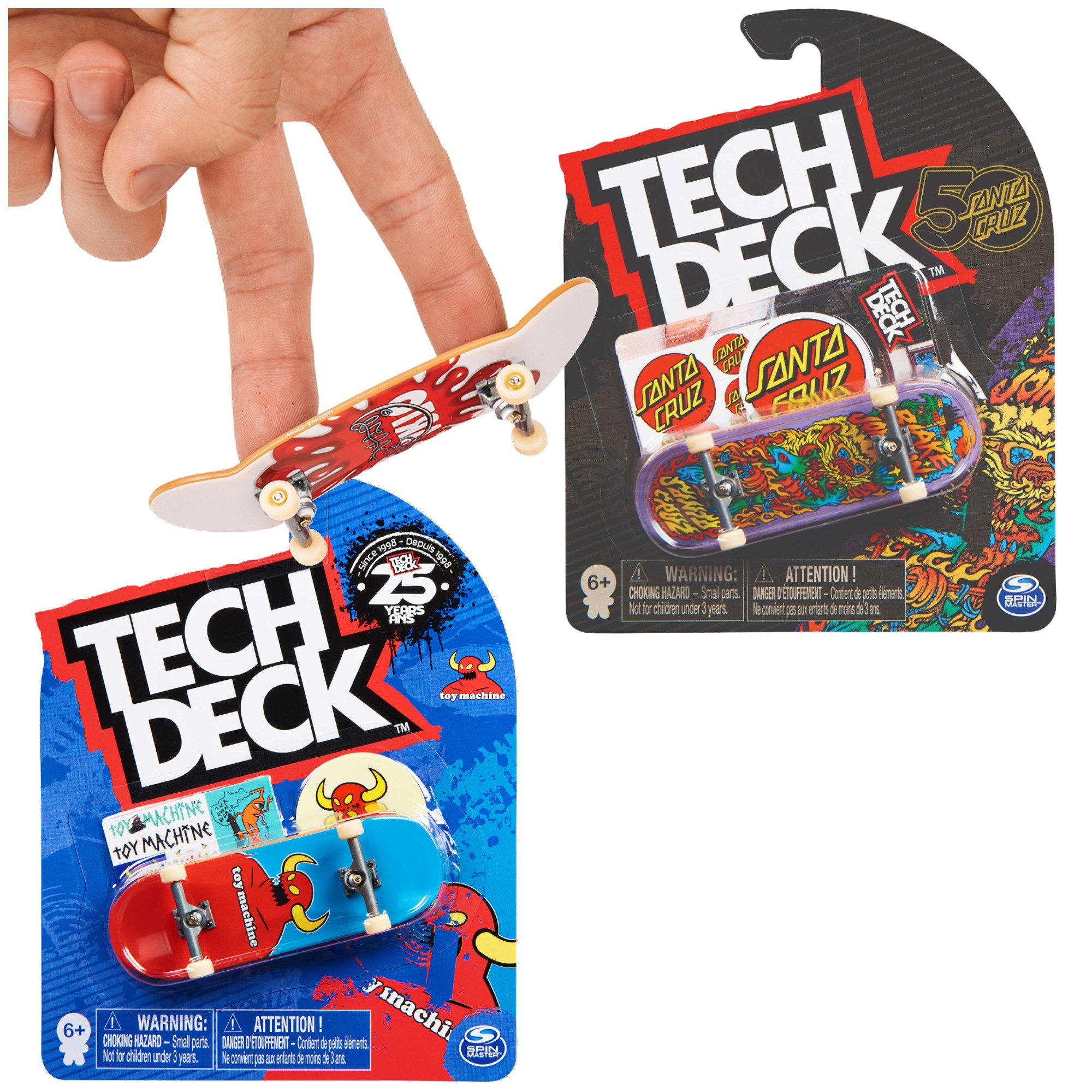 Tech Deck zestaw dwie deskorolki fingerboard MIX - wysyka losowa