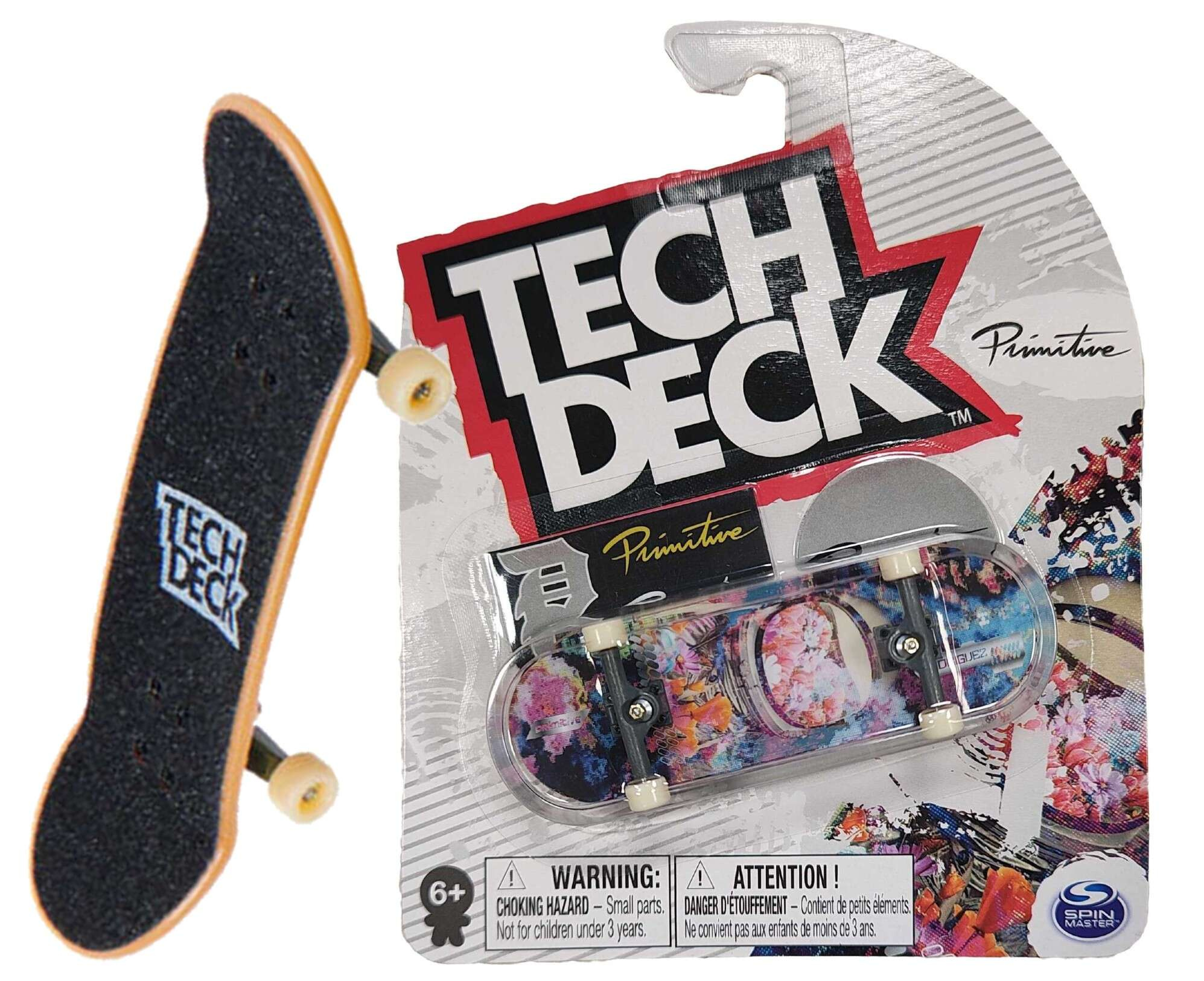 Tech Deck deskorolka fingerboard Primitive Astronauta + naklejki