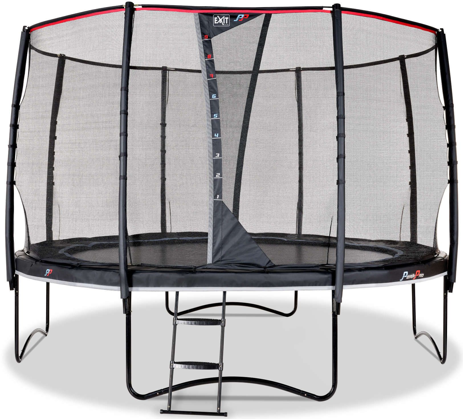 Trampolina Ogrodowa z siatk PeakPro 366 cm czarna