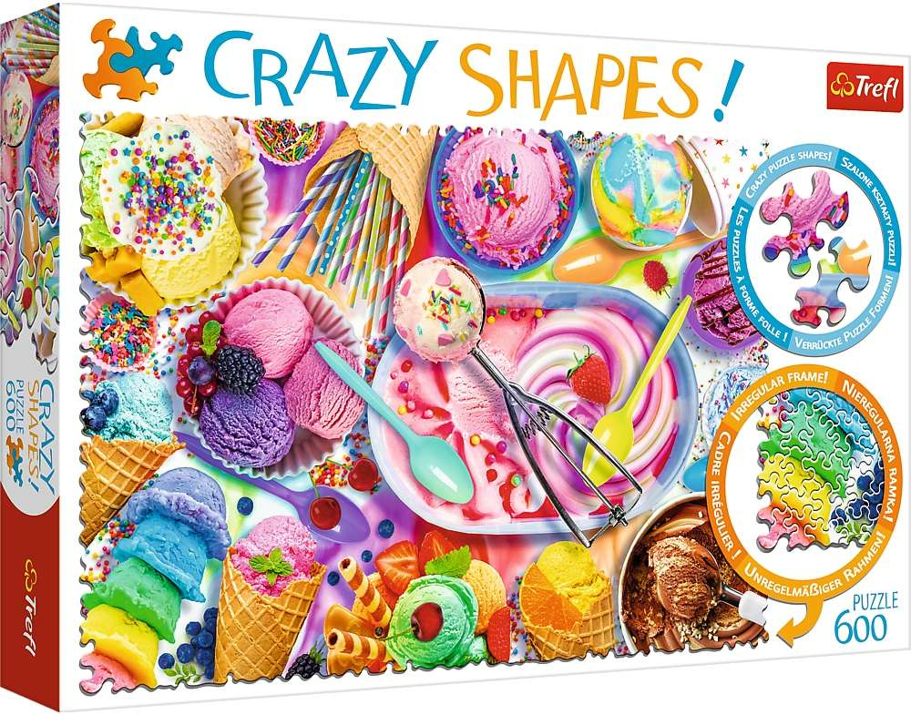 Szalone ksztaty Puzzle Crazy Shapes Sodkie marzenie 600 elementw