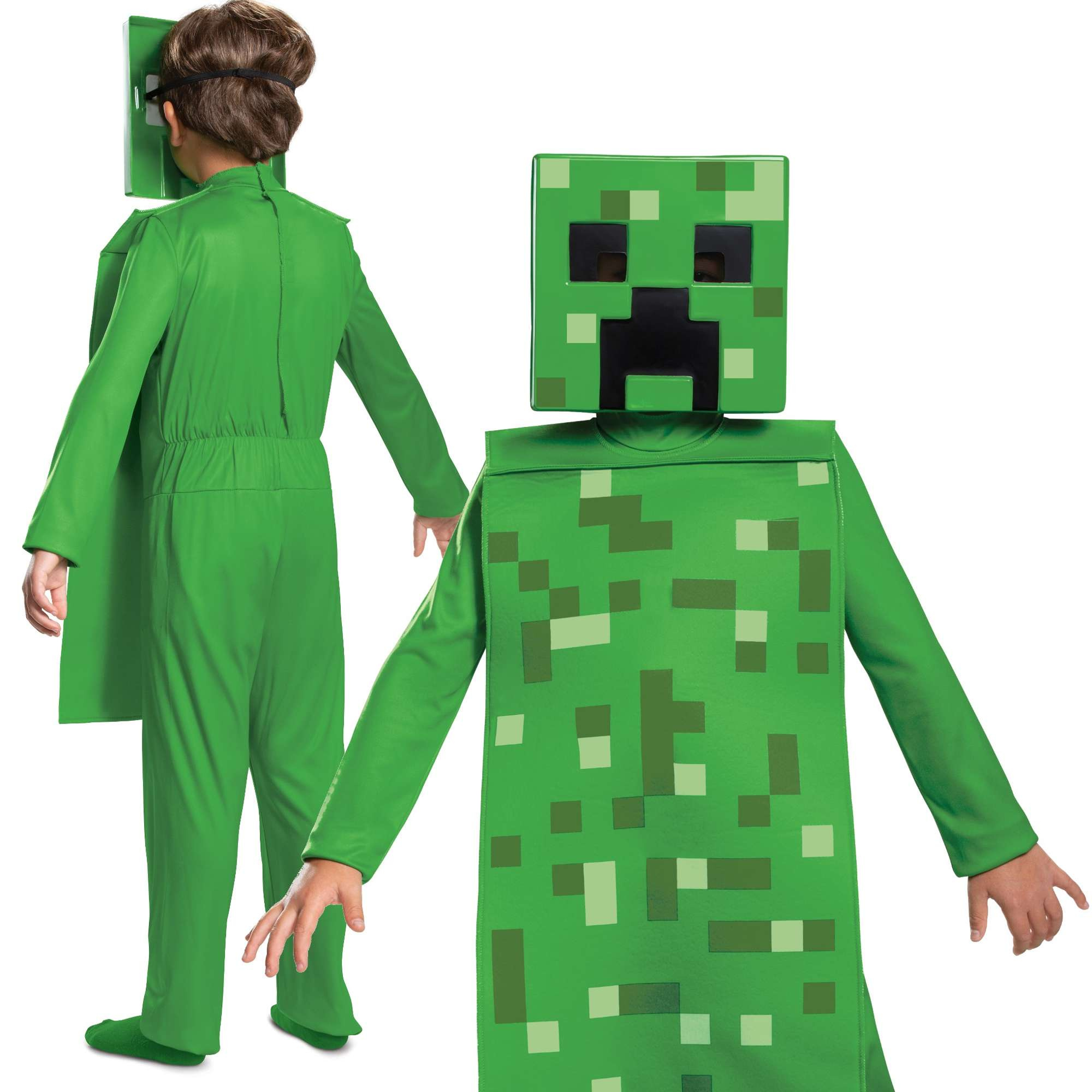 Minecraft strj karnawaowy dla chopca Creeper kostium przebranie 127-136 cm (7-8 lat)