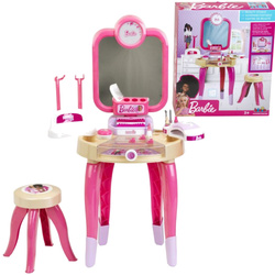 Barbie Duża Toaletka Studio Piękności Z Lampą Do Paznokci Hybryd 96 Cm