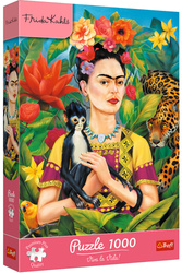 Trefl Puzzle 1000 elementów Frida Kahlo: Portret w dżungli