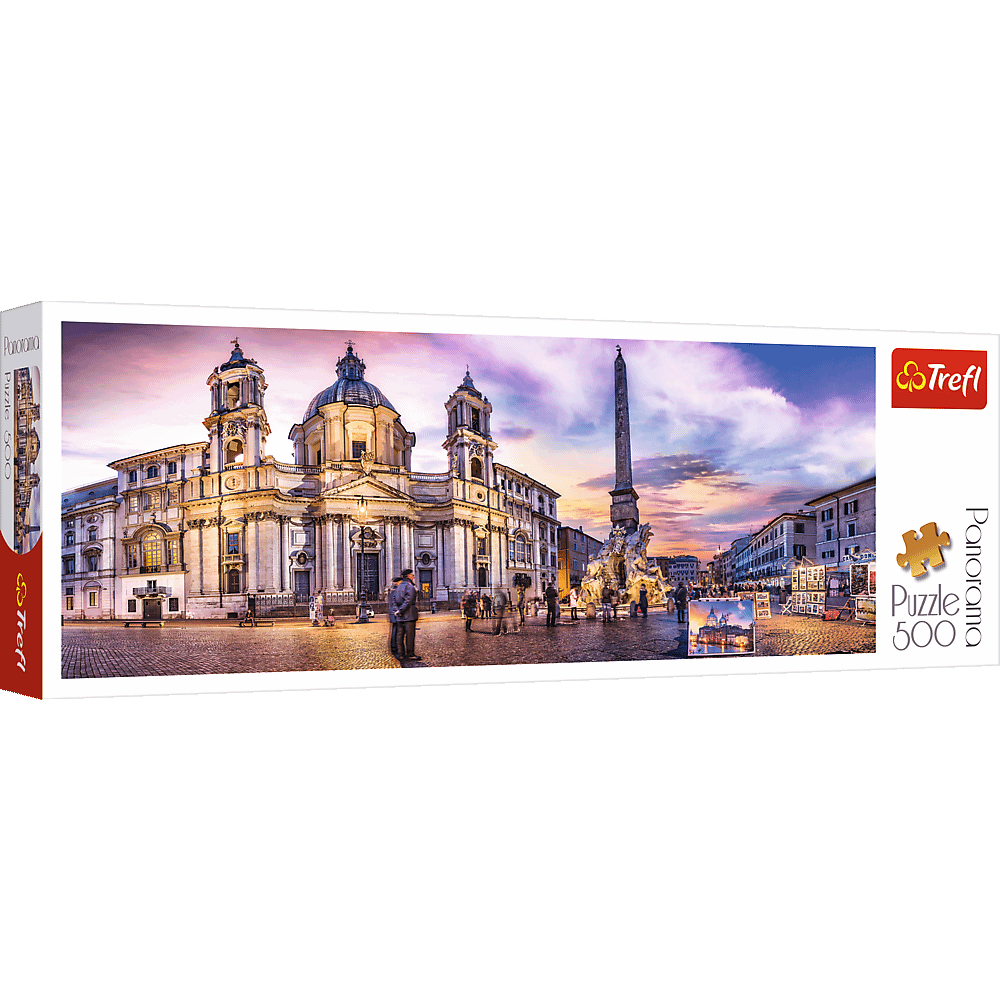 Trefl Puzzle 500 Panorama Piazza Navona Rzym