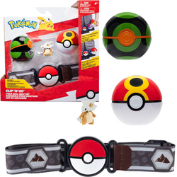 Pokemon Clip'n'Go Zestaw trenera Pokemon pasem i figurką Cubone