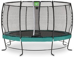 Trampolina ogrodowa z siatką zabezpieczającą Lotus Premium 427 cm zielona