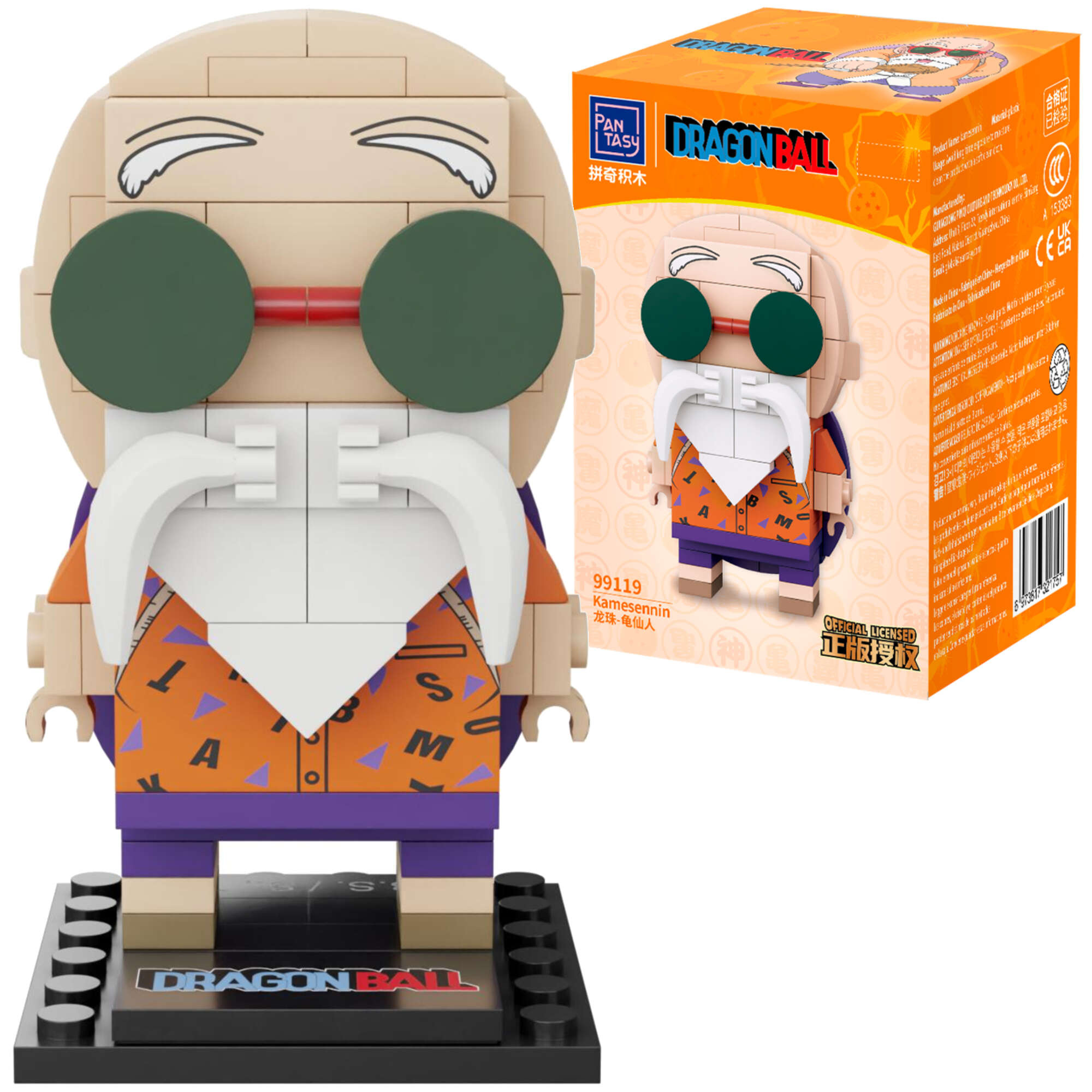 Klocki konstrukcyjne Pantasy Dragon Ball Kamesennin Roshi figurka 128 elementw