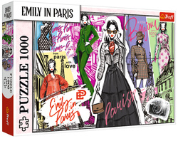 Trefl Puzzle 1000 elementów Emily w Paryżu: Modowe inspiracje