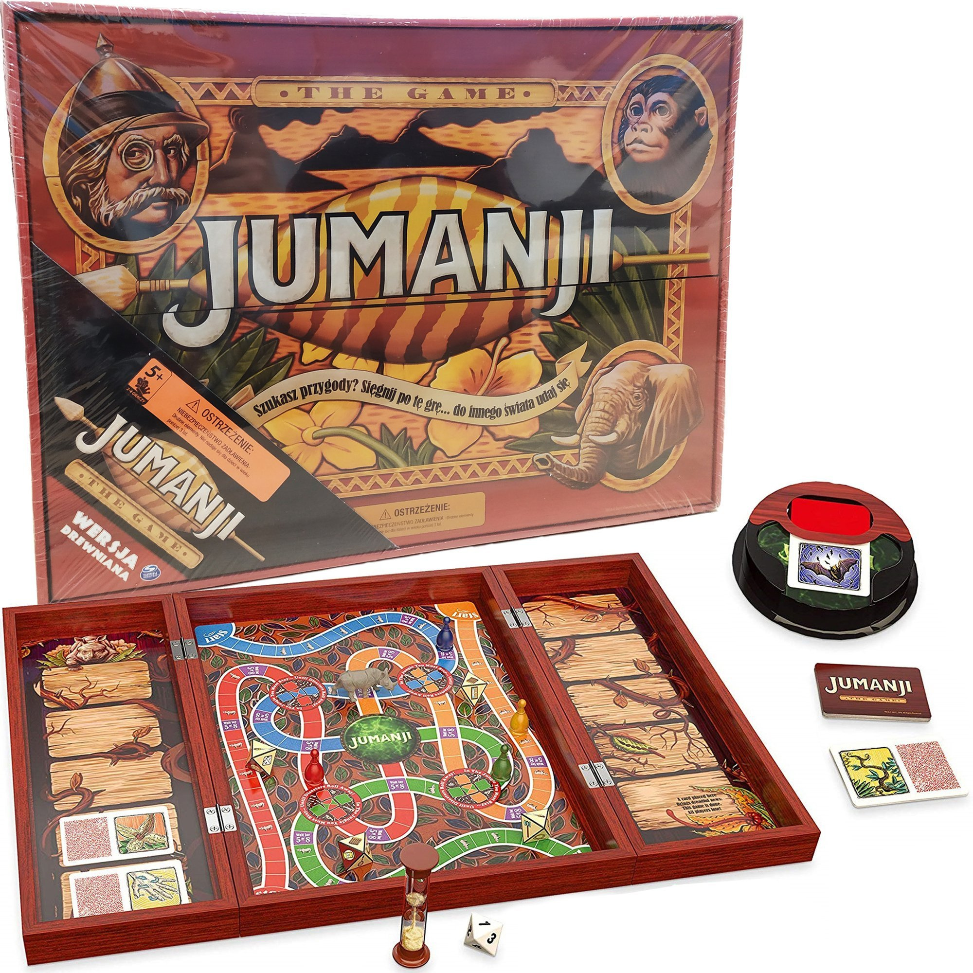 Jumanji Gra Towarzyska Edycja Drewniana Spin Master