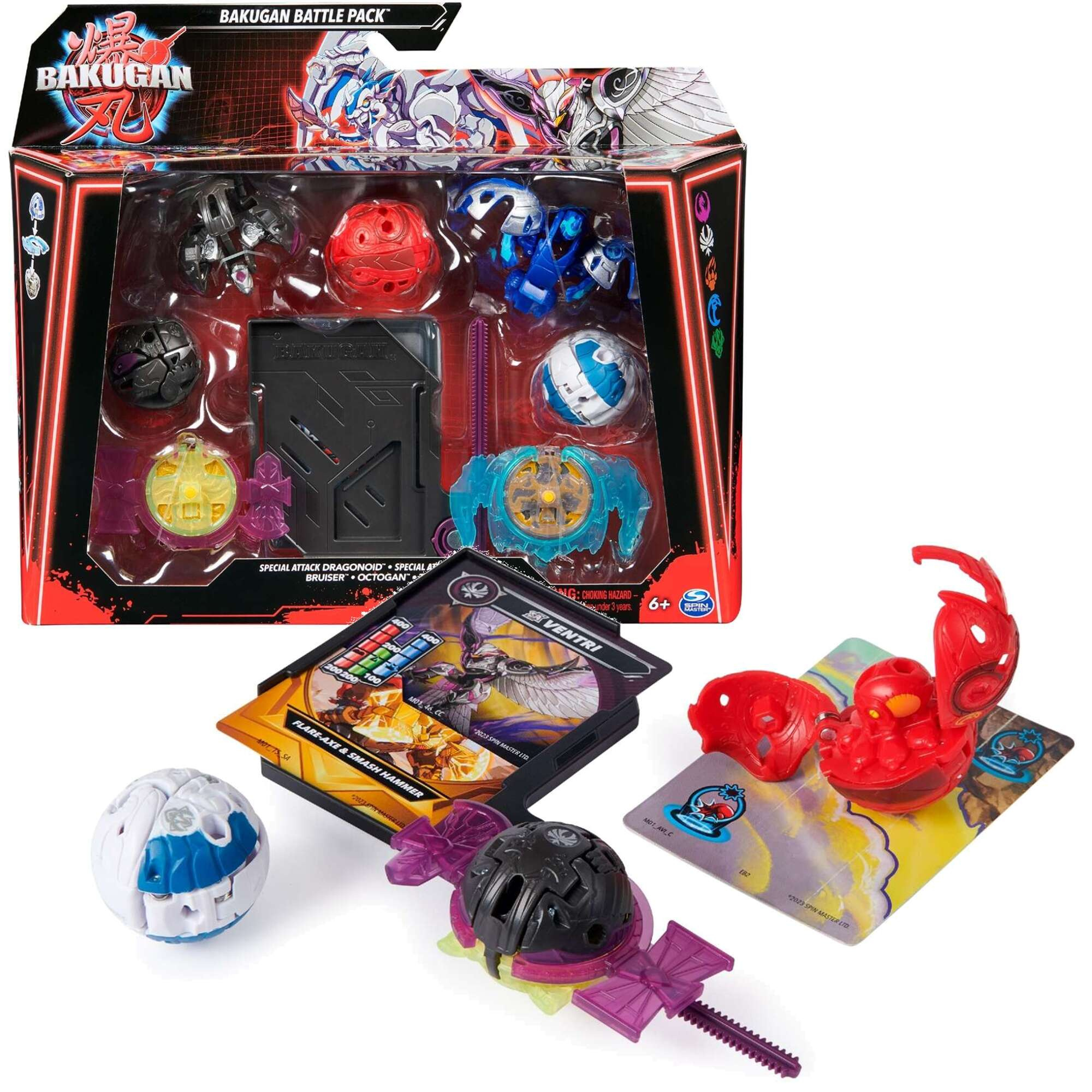 Zestaw Bakugan Battle Pack Gra strategiczna + Figurki Special Attack Dragonoid