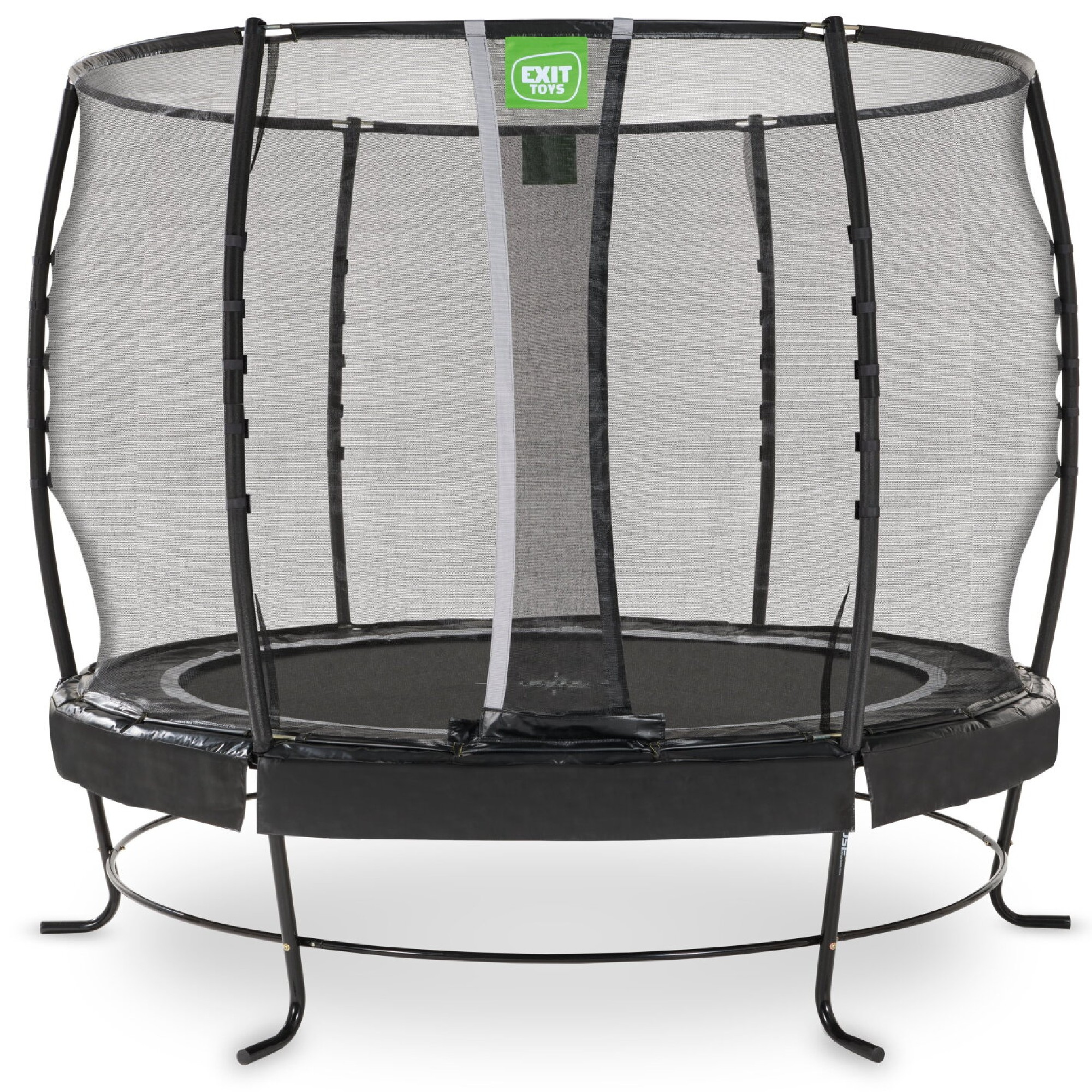 Trampolina ogrodowa z siatk zabezpieczajc Lotus Premium 305 cm czarna