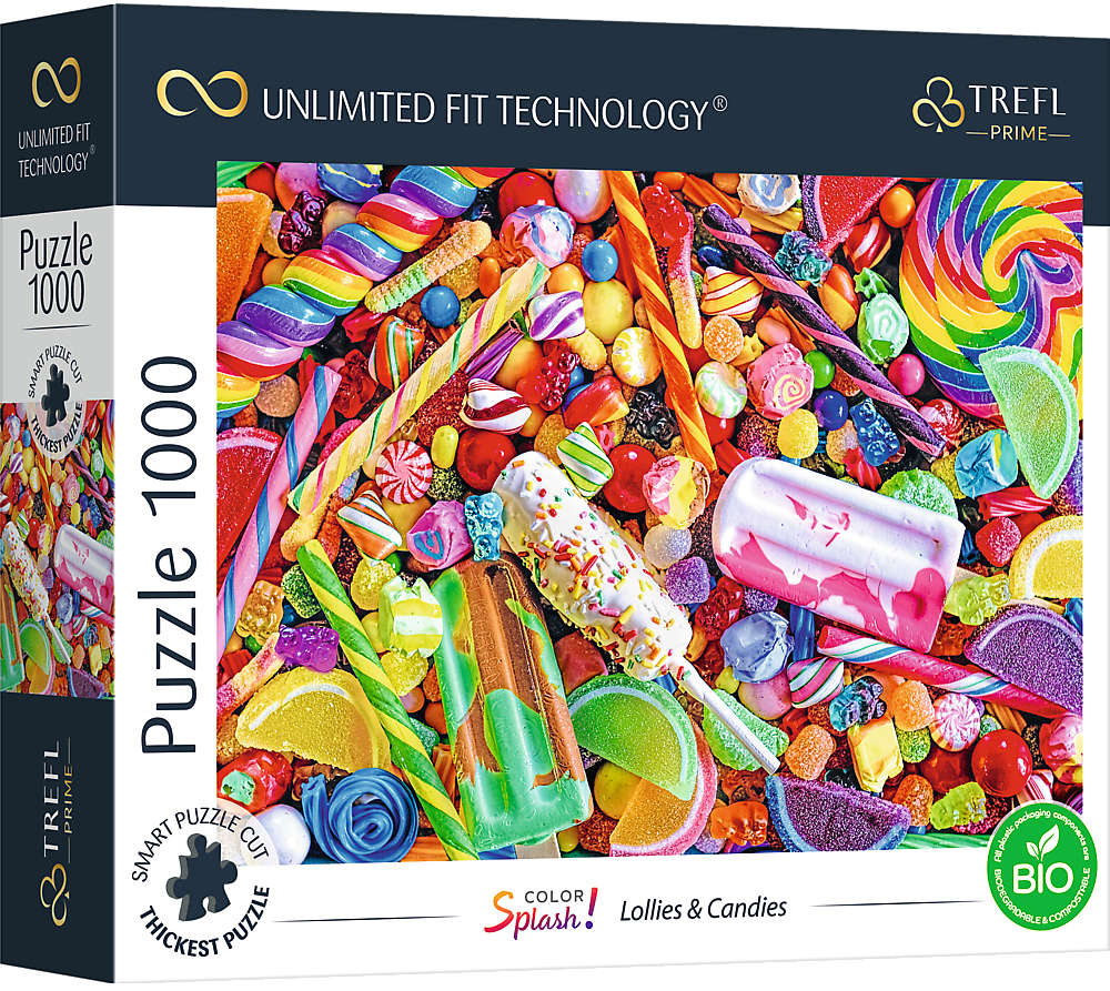 Puzzle 1000 Lizaki i Cukierki Unlimited Fit Technology