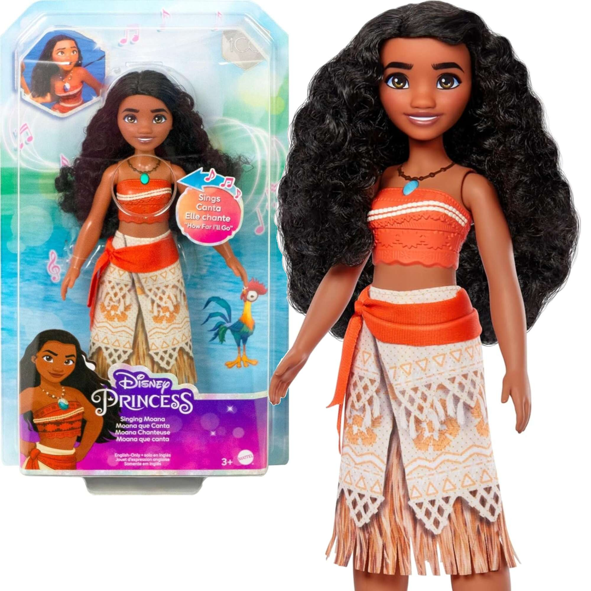 Lalka Disney Moana piewajca ksiniczka Vaiana 28 cm