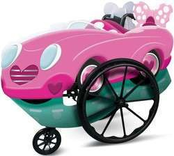 Strój karnawałowy Disney pojazd Myszka Minnie na wózek inwalidzki