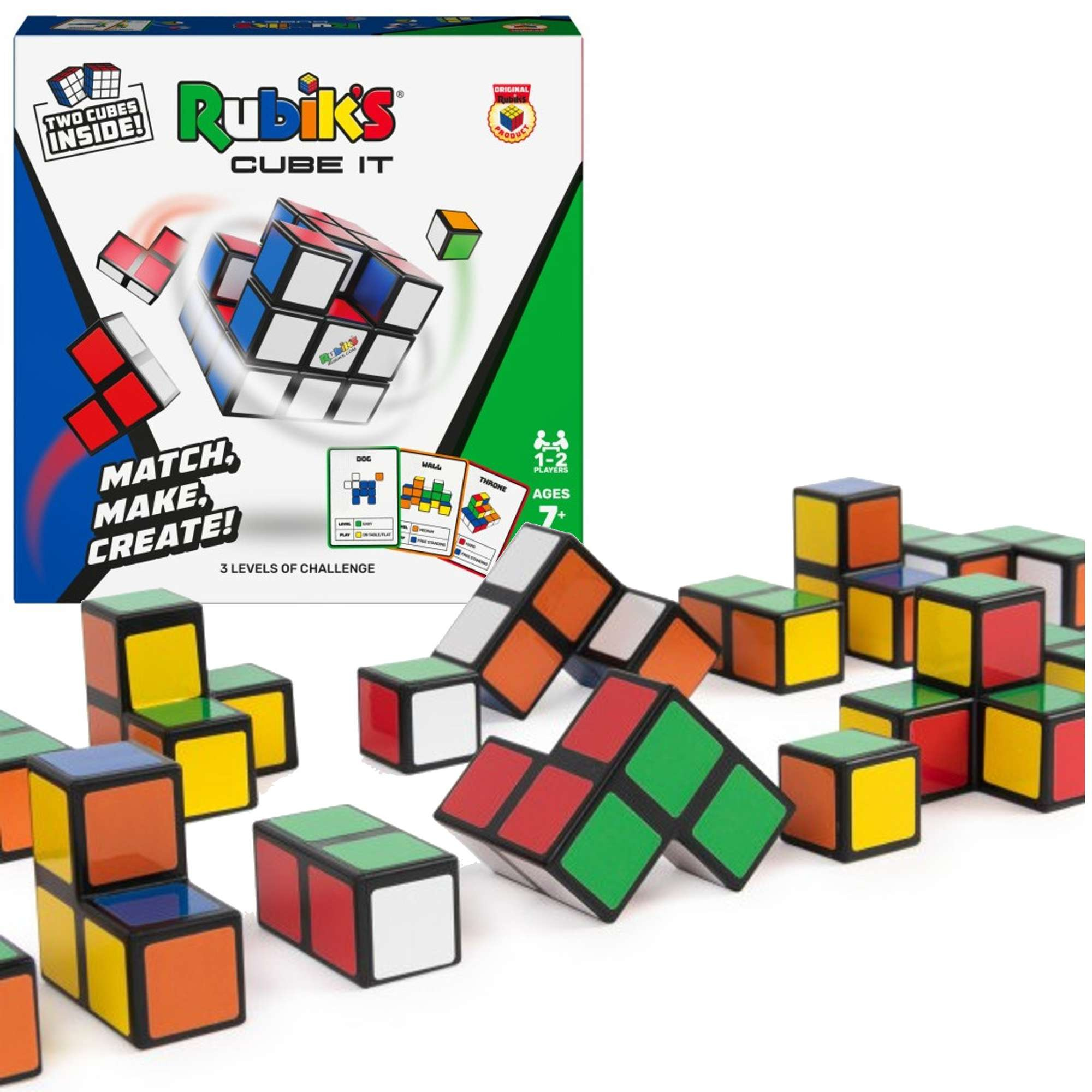 Rubik's Cube Kostka Rubika Gra Logiczna Cube It Ukadanka Szecian 7+