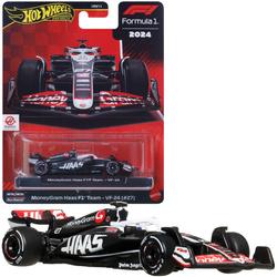 Hot Wheels Premium wyścigówka Formuła 1 2024 Moneygram Haas F1 Team VF-24 #27