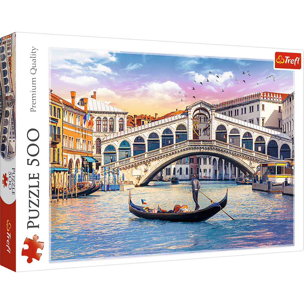 Trefl 37398 Puzzle 500 Most Rialto Wenecja