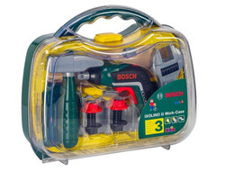 Walizka Bosch z wkrętarką Ixolino II i narzędziami śrubokręt młotek piła Klein