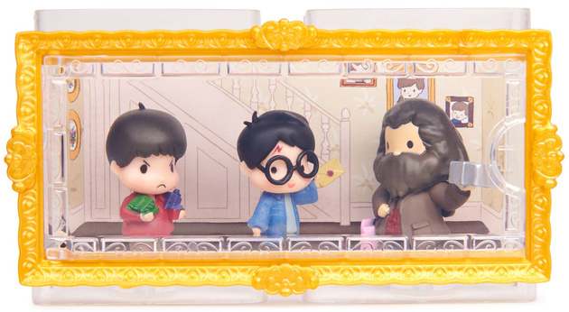 Harry Potter zestaw figurek Micro Magical Moments Harry, Hagrid, Dudley + akcesoria