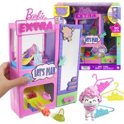 Barbie Extra Zestaw garderoba kreator stylu + akcesoria