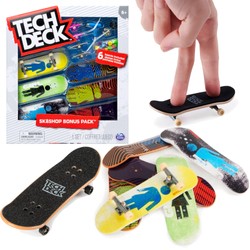 Fingerboard Zestaw Deskorolek 6 pak Girl Bonus Pack Sk8shop + Akcesoria Tech Deck