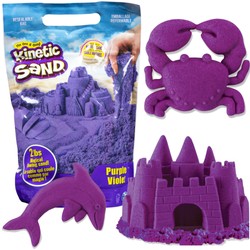 Kinetic sand piasek kinetyczny żywe kolory fioletowy 900g+