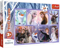 Kraina Lodu Disney Frozen Puzzle Maxi 24 elementów Świat pełen magii 