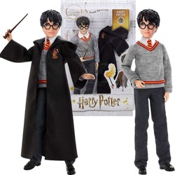 Lalka Harry Potter ruchoma figurka z różdżką i szatą Gryffindor Hogwart