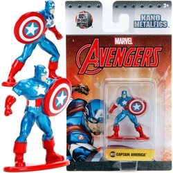 Marvel Figurka Kolekcjonerska Captain America  Bohater Nano Metalfigs 4cm