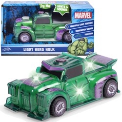 Marvel Light Hero Hulk Samochód z efektami świetlnymi i dźwiękowymi