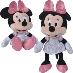 Maskotka Błyszcząca Myszka Minnie 25 cm 100 lecie Disney