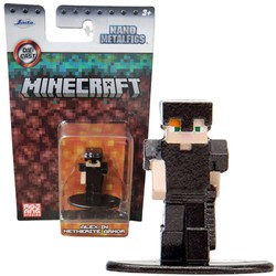 Minecraft metalowa figurka kolekcjonerska Alex in Netherite armor Nano Metalfigs 4 cm Jada