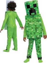 Minecraft strój karnawałowy dla chłopca Creeper kostium przebranie 125-135 cm (7-8 lat)