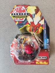 OUTLET Bakugan Legends Platinum czerwona figurka Kolekcjonerska Blitz Fox karty + arkusz kolekcjonerski 6+ USZKODZONE OPAKOWANIE, PO ZWROCIE