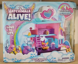 OUTLET Hatchimals Alive! Surprise zestaw żłobek opieka nad maluszkami + figurka WYBRAKOWANY