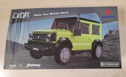 OUTLET Klocki konstrukcyjne CaDA Samochód terenowy Zielone Auto Pojazd Suzuki Jimny Terenówka 192 elementy USZKODZONE OPAKOWANIE