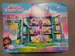 OUTLET Koci Domek Gabi Wielki tęczowy dom z windą i laleczką Gabby's Celebration Dollhouse z dźwiękiem 60 cm USZKODZONE OPAKOWANIE