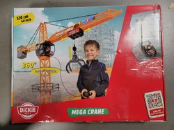 OUTLET Mega Crane Dźwig Żuraw z dźwiękiem zdalnie sterowany 120 cm + pilot WADLIWY