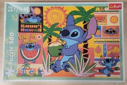 OUTLET Puzzle Holidays With Stitch Wakacje Ze Stitchem Trefl 8+  USZKODZONE OPAKOWANIE