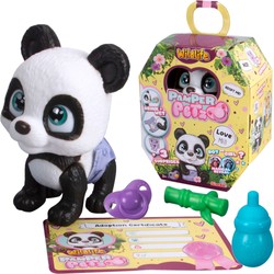 Pamper Petz Panda Interaktywna figurka pije sika + akcesoria Pieluszkowy Gang