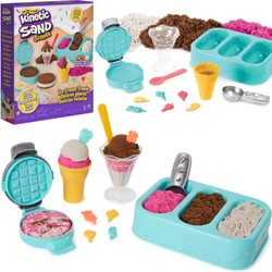 Piasek Kinetyczny Lody Kinetic Sand Zapachowy Pachnący Lodowe przysmaki lodziarnia 3 zapachy Spin Master