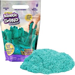 Piasek kinetyczny Kinetic Sand Shimmer błyszczący turkusowy 907 g