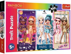 Puzzle 100 Rainbow High Tęczowe Laleczki Trefl