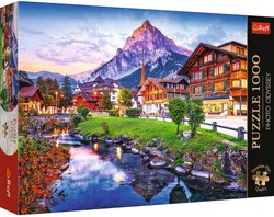 Puzzle 1000 Alpejskie Miasteczko Szwajcaria Trefl