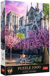 Puzzle 1000 Katedra Notre Dame Paryż Trefl