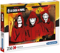 Puzzle 250 Dom Z Papieru La Casa De Papel Clementoni 